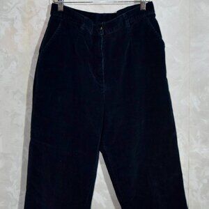 L.L. Bean Women's Navy Blue Corduroy Pants